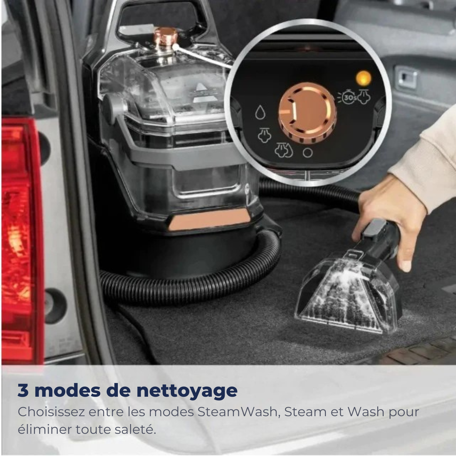 VapoClean™ Nettoyeur Portable Tapis & Tissus